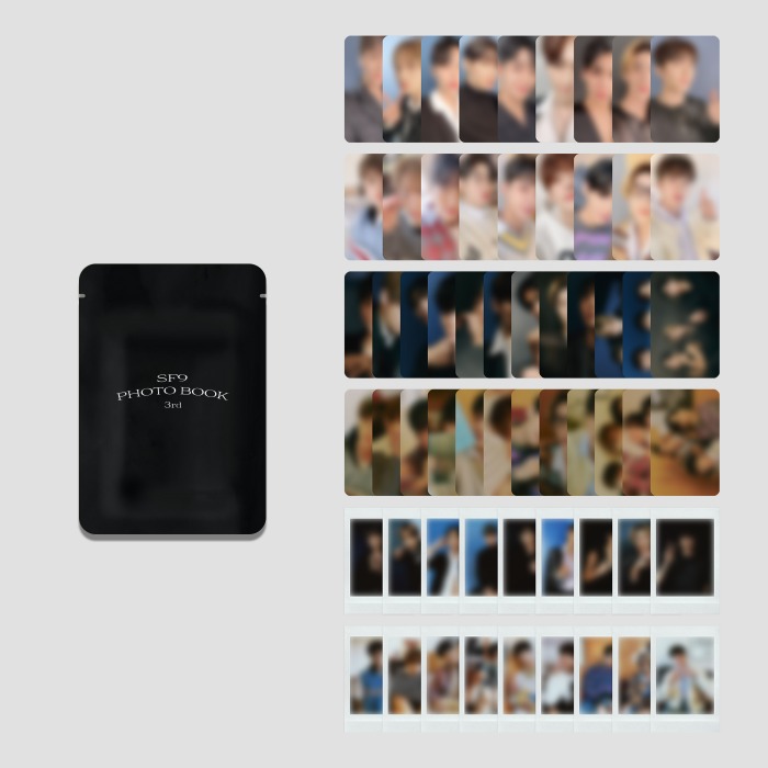 SF9 3rd Photo Book [Sensual / Nerd] OFFICIAL MD _ TRADING CARD SET