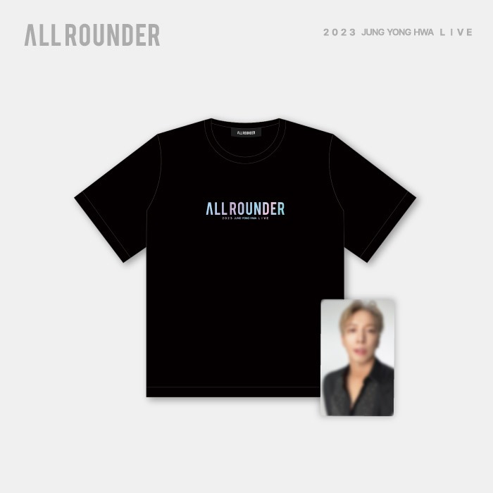 JUNG YONG HWA LIVE ‘ALL-ROUNDER’_T-SHIRT